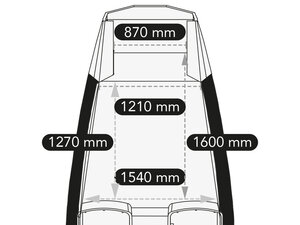 23YM - Faster 545 SC - keulan mitat